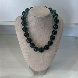 Elegant Green Beaded Necklace